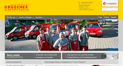 Desktop Screenshot of elektro-kruegener.de