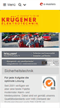 Mobile Screenshot of elektro-kruegener.de